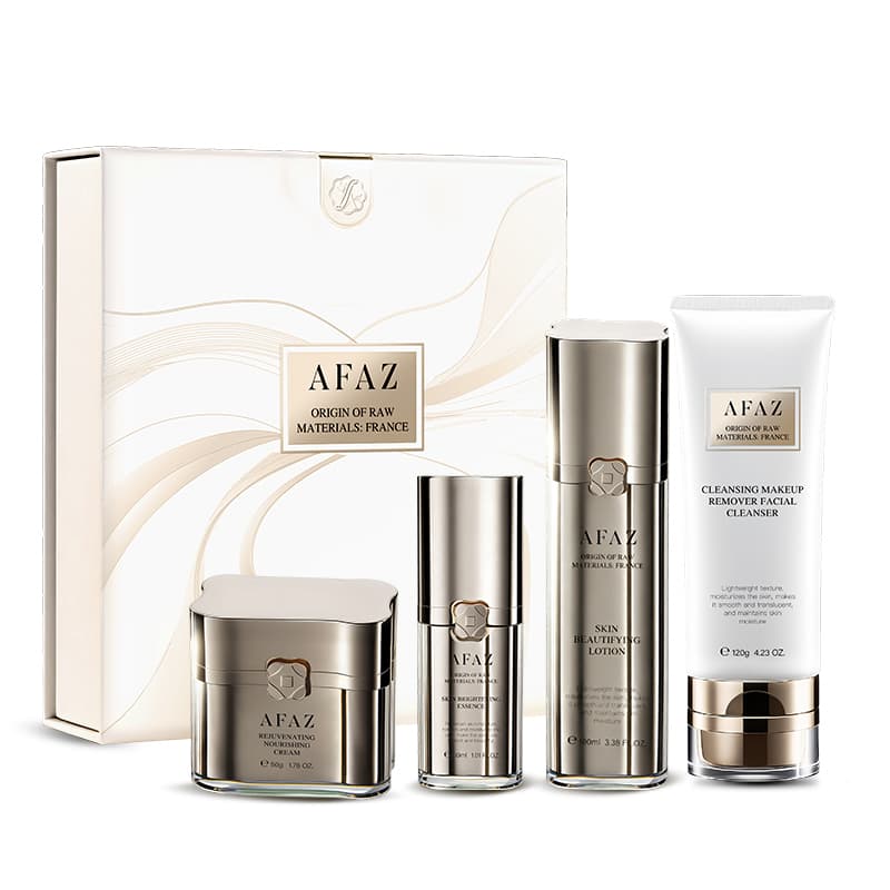 AFAZ skincare set with presentation box