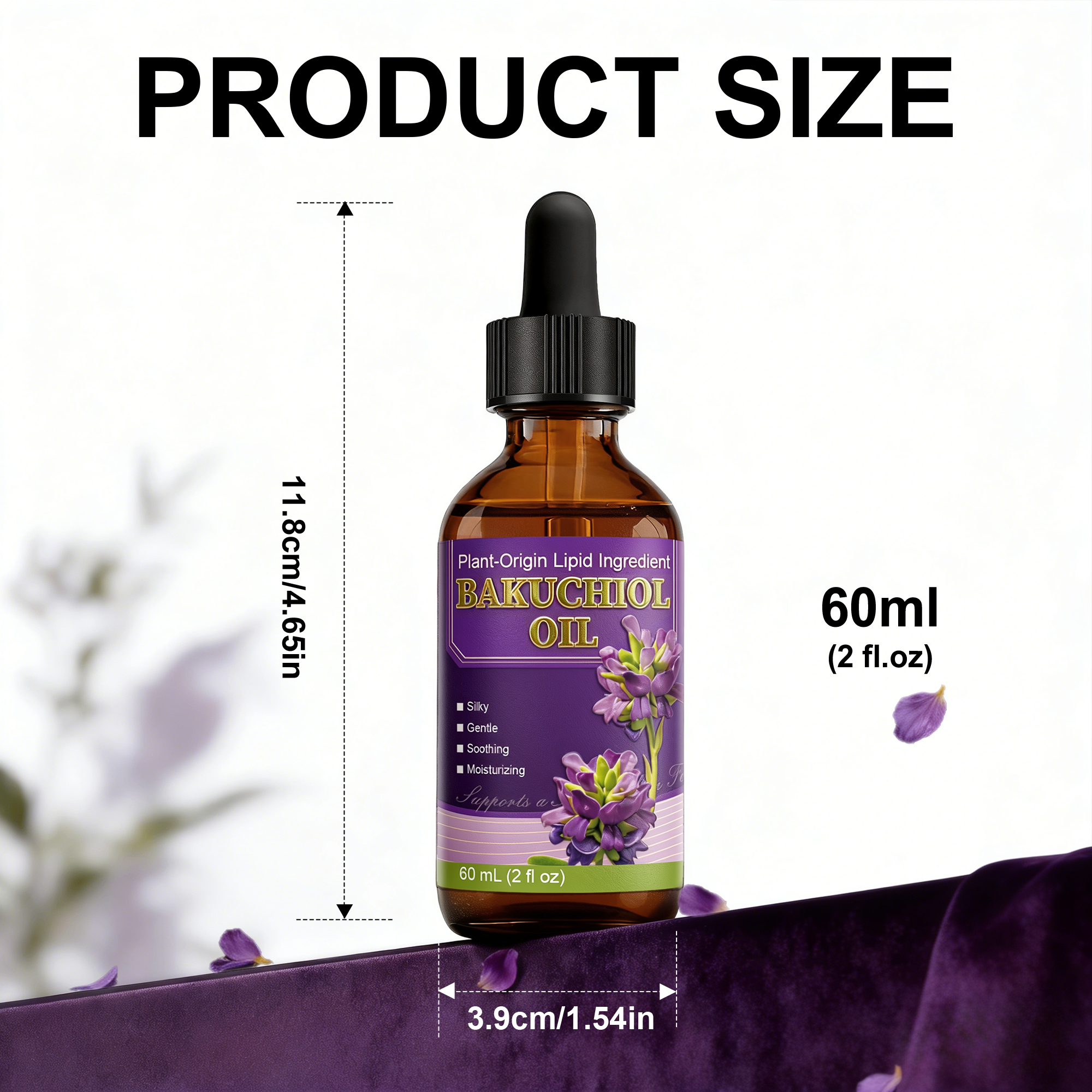 Bakuchiol facial oil detail 2