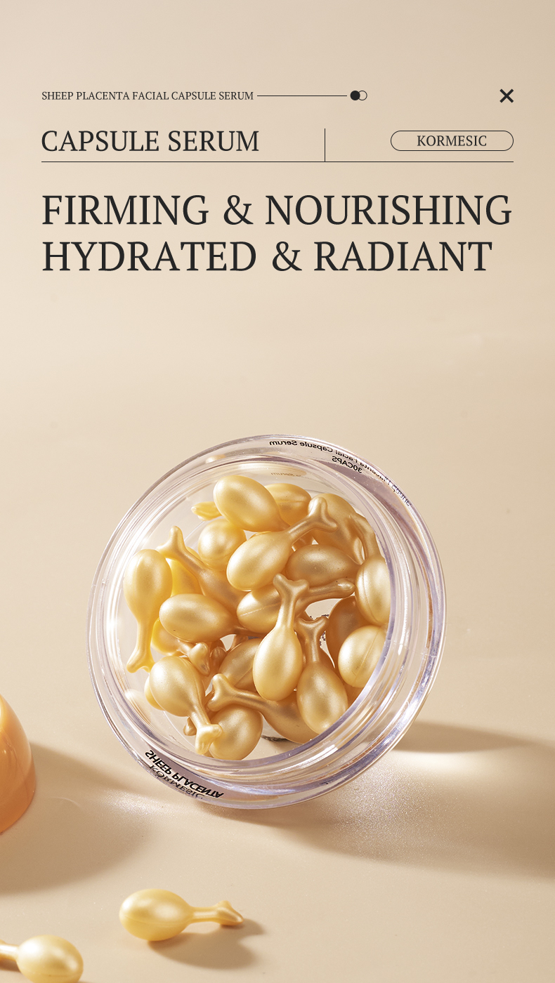 Facial capsule serum detail 1