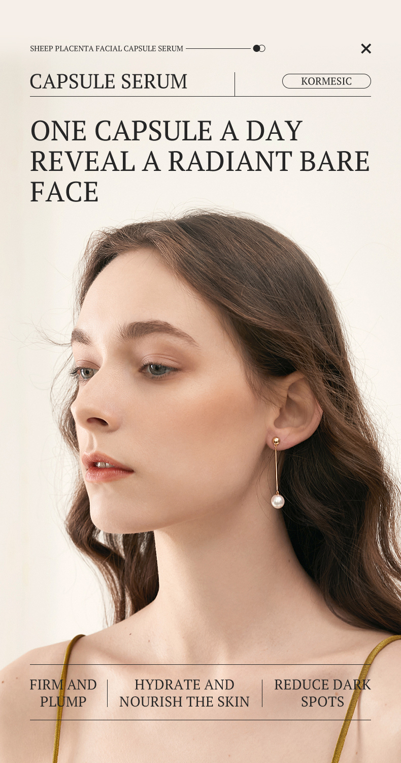 Facial capsule serum detail 3