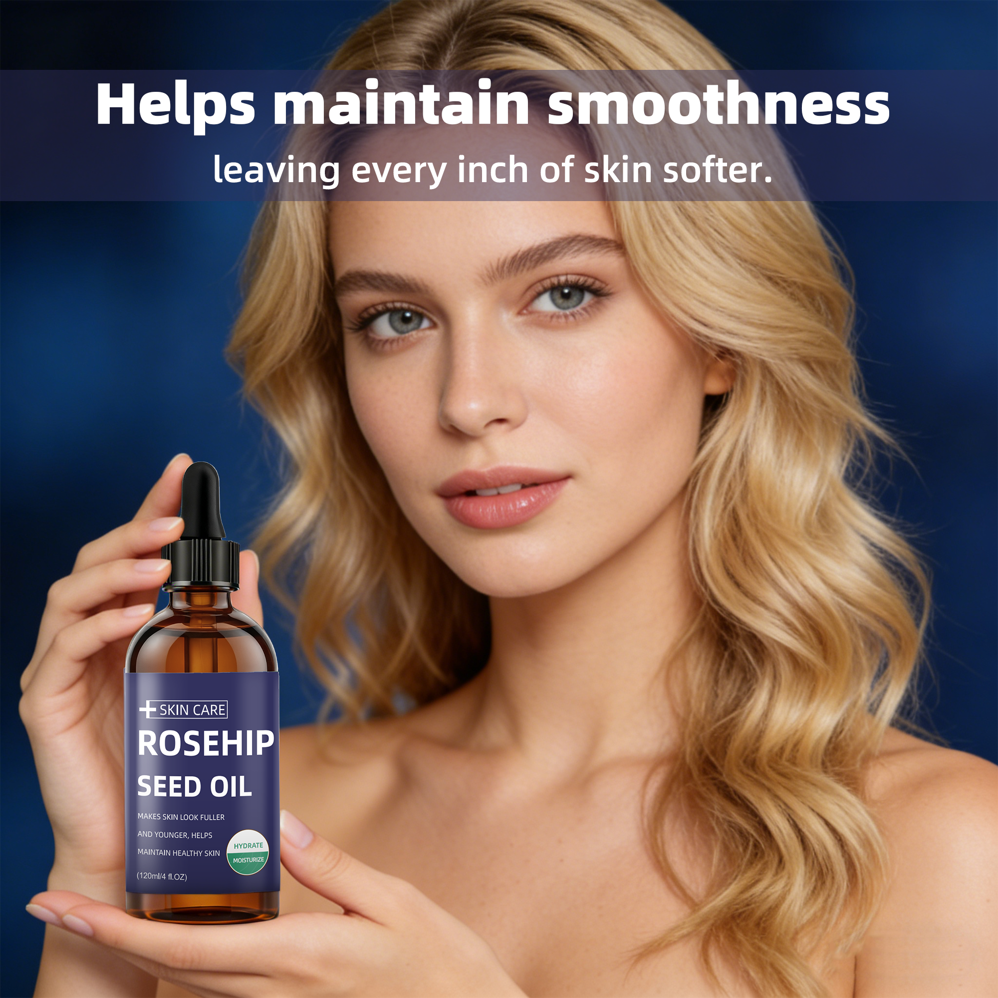 Rosehip seed body oil detail 5